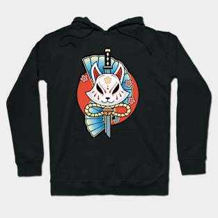 Kitsune Kawaii Tattoo Hoodie